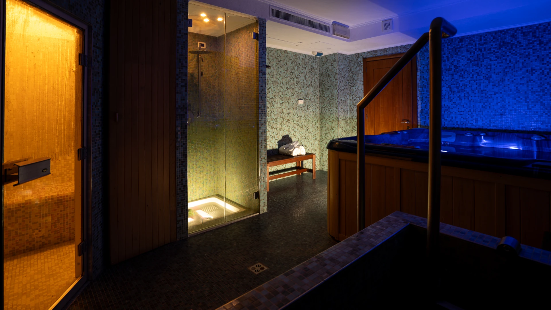 The spa of Gardone Palace